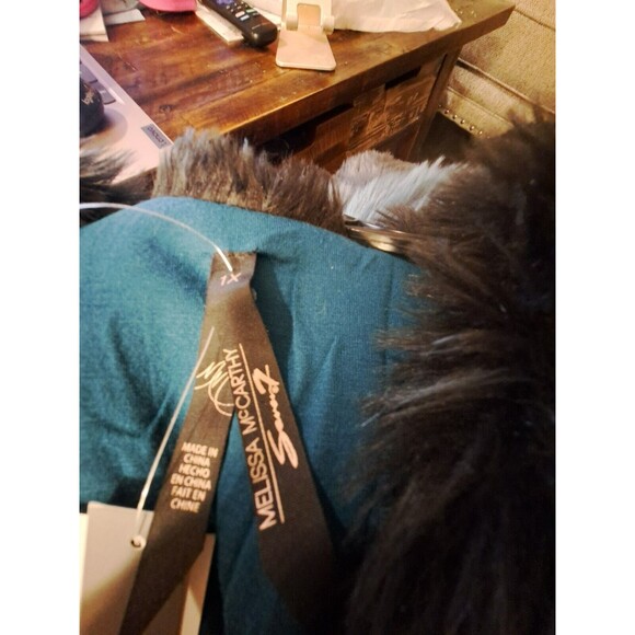 Melissa McCarthy Size 1X Seven 7 Faux Fur Vest - Picture 5 of 5